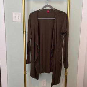 Vince Camuto size medium olive green cardigan